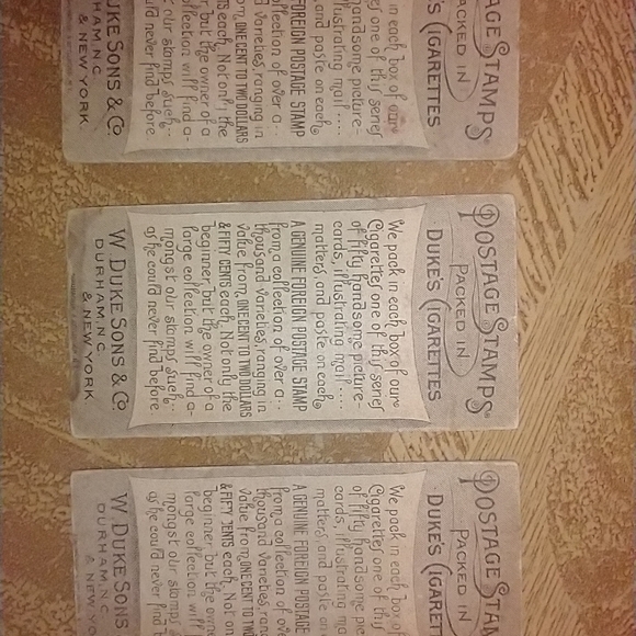 1889 Duke Tobacco Postage Stamp Cards - Picture 2 of 2